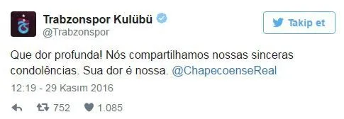 4 büyükler Chapecoense'yi unutmadı - 4