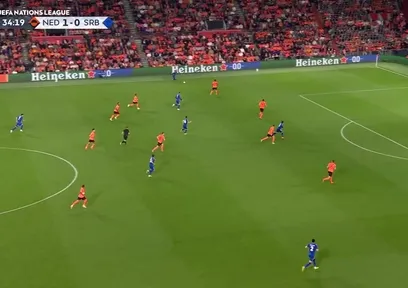GOL | Hollanda 1-1 Sırbistan