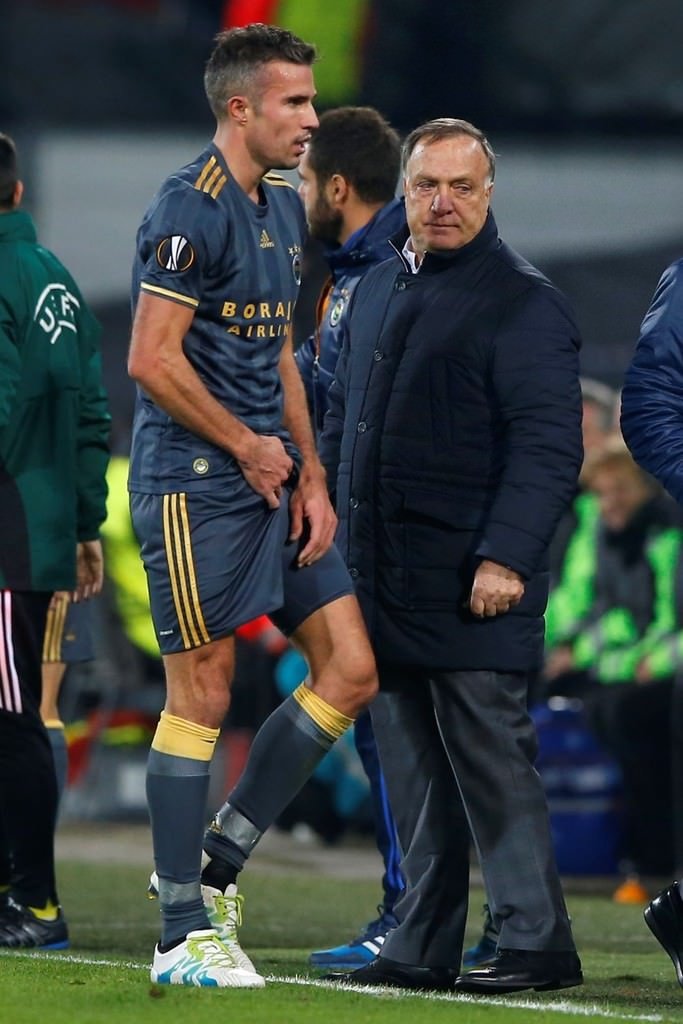 Feyenoord - Fenerbahçe mücadelesinden kareler