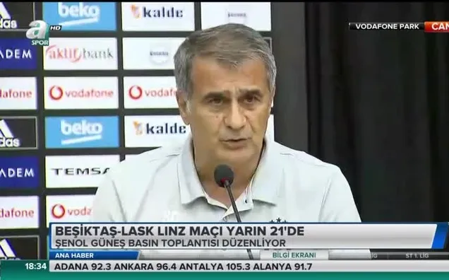 Şenol Güneş'ten transfer açıklaması