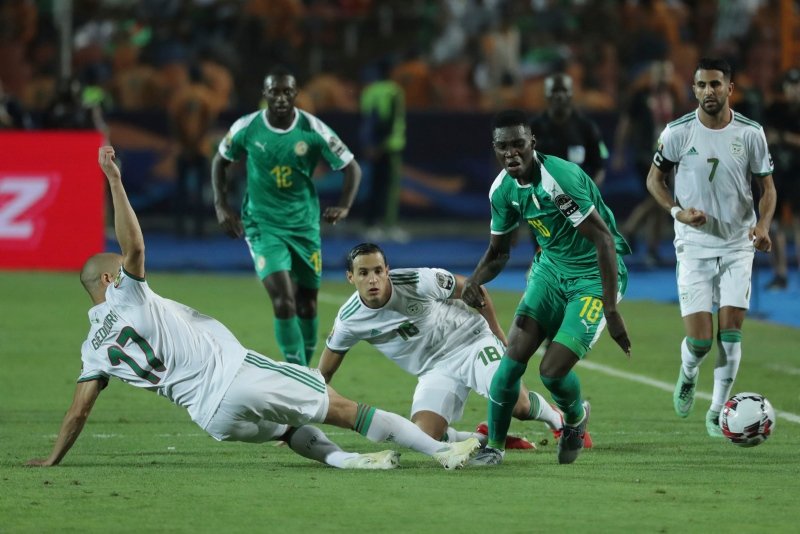 Senegal - Cezayir  maçından kareler...