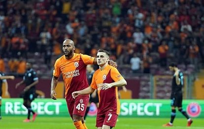 Son dakika spor haberi: Galatasaray - Lazio maçı öncesinde Marcao ve Kerem Aktürkoğlu el ele tribünleri selamladı!