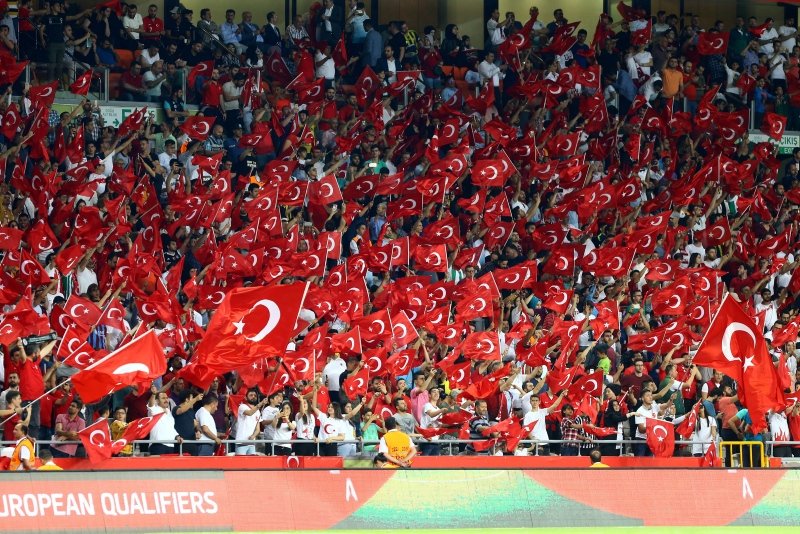 Türkiye - Fransa maçından kareler...