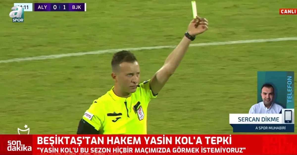Beşiktaş'tan Yasin Kol'a sert tepki