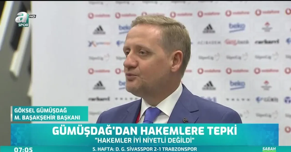 Göksel Gümüşdağ'dan hakemlere tepki