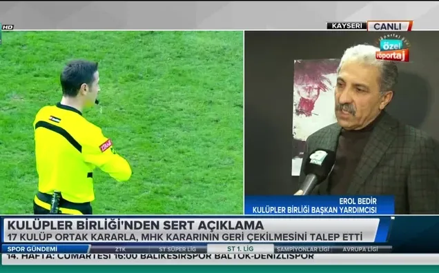 Bedir: "Açıklamada G.Saray'ın olmaması içime sinmedi"