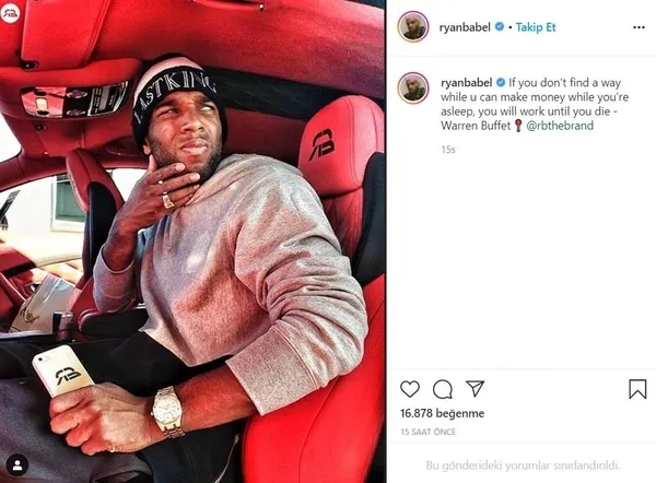 Galatasaraylı Ryan Babel paylaşımıyla tepki çekti! - 1
