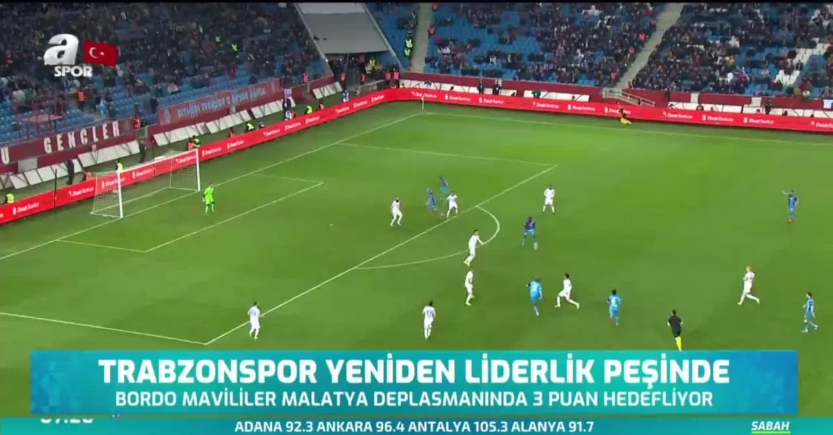 Trabzonspor yeniden liderlik peşinde
