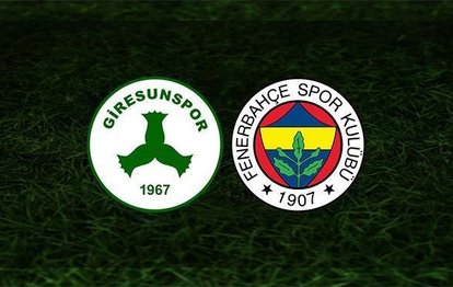 Fenerbahçe Giresunspor karşısında! Giresunspor - Fenerbahçe maçı ne zaman, saat kaçta ve hangi kanalda? | FB maçı