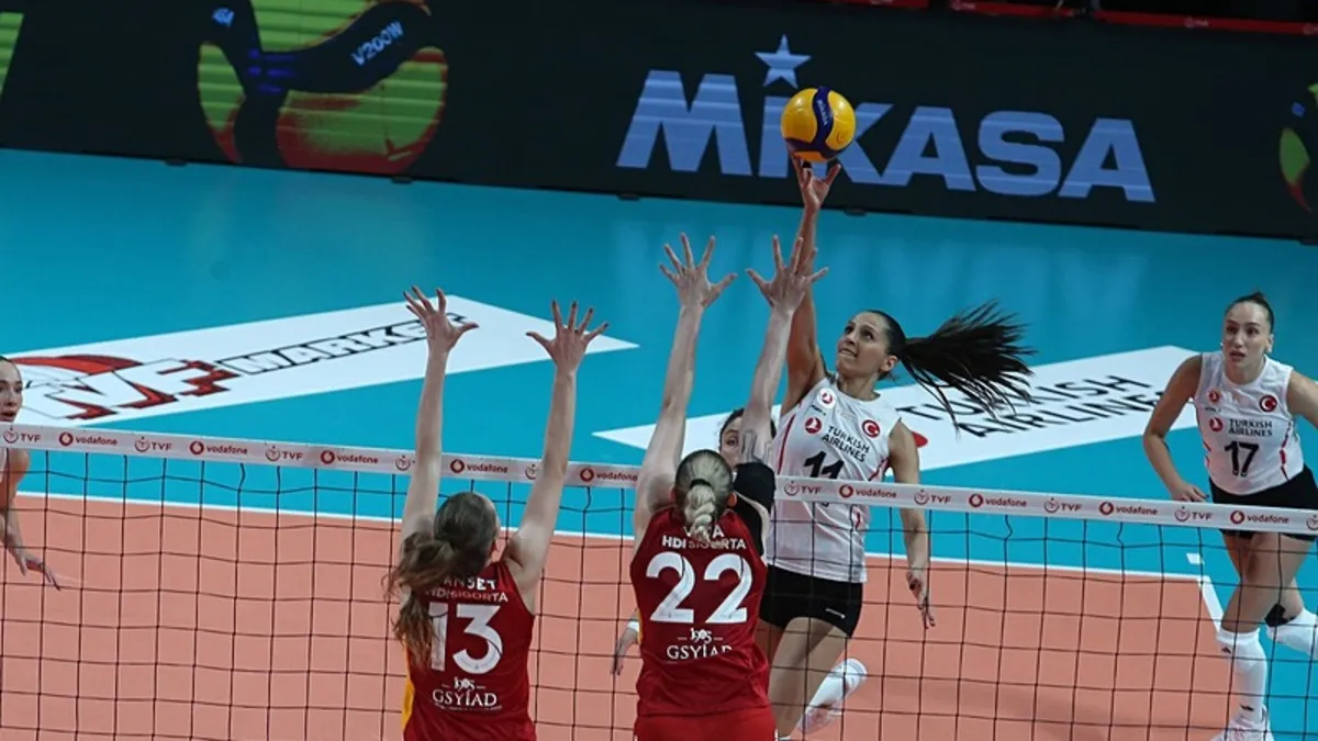 THY, 2-0'dan dönerek G.Saray Daikin'i yendi!