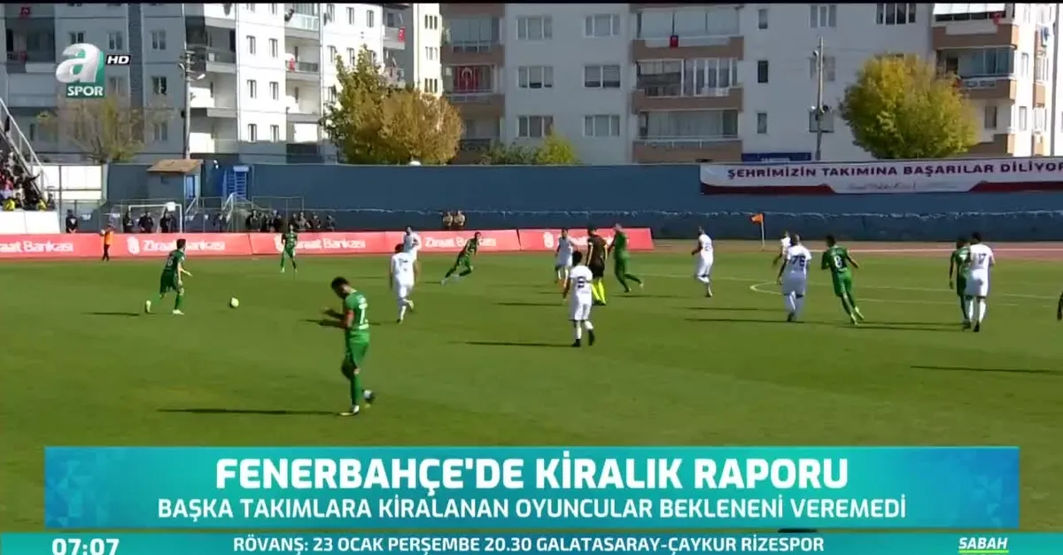 Fenerbahçe'de kiralık raporu