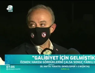 Müslüm Özmen: Galibiyet için gelmiştik