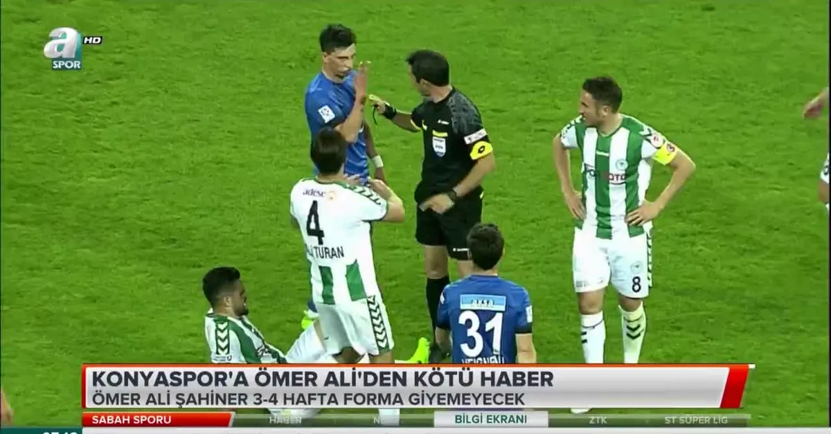 Konyaspor'a Ömer Ali'den kötü haber