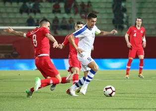 Türkiye - Özbekistan maçından kareler...