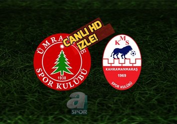 Ümraniyespor - Kahramanmaraşspor maçı CANLI İZLE!