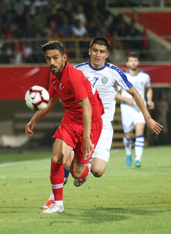 Türkiye - Özbekistan maçından kareler...