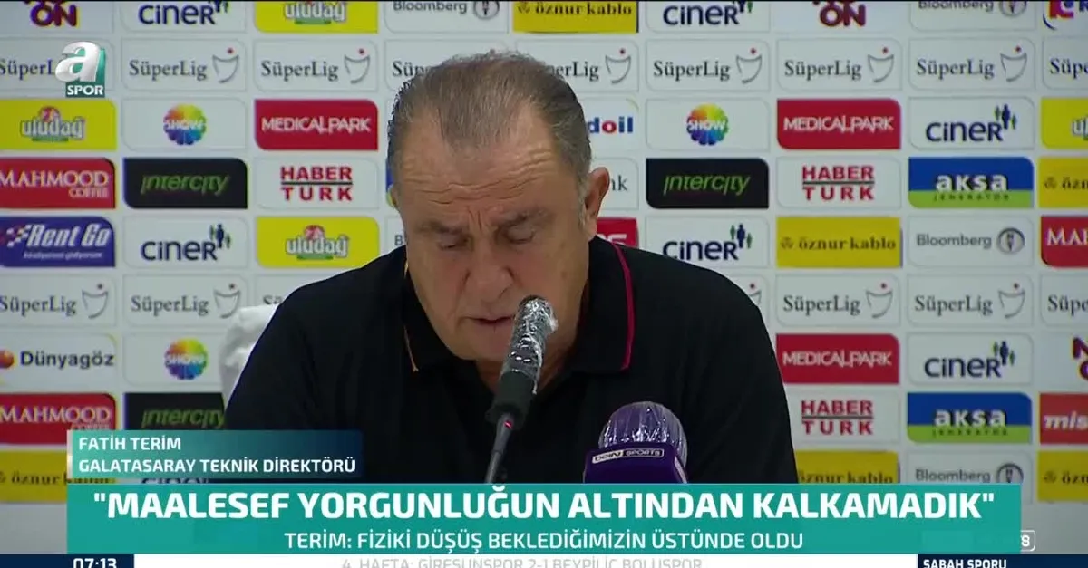 Fatih Terim: Beklemediğim bir sonuçtu