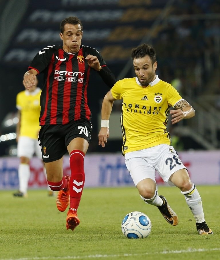 Vardar - Fenerbahçe maçından kareler