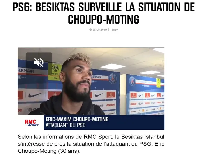 İşte Beşiktaş'ın araştırdığı forvet: Choupo-Moting - 1