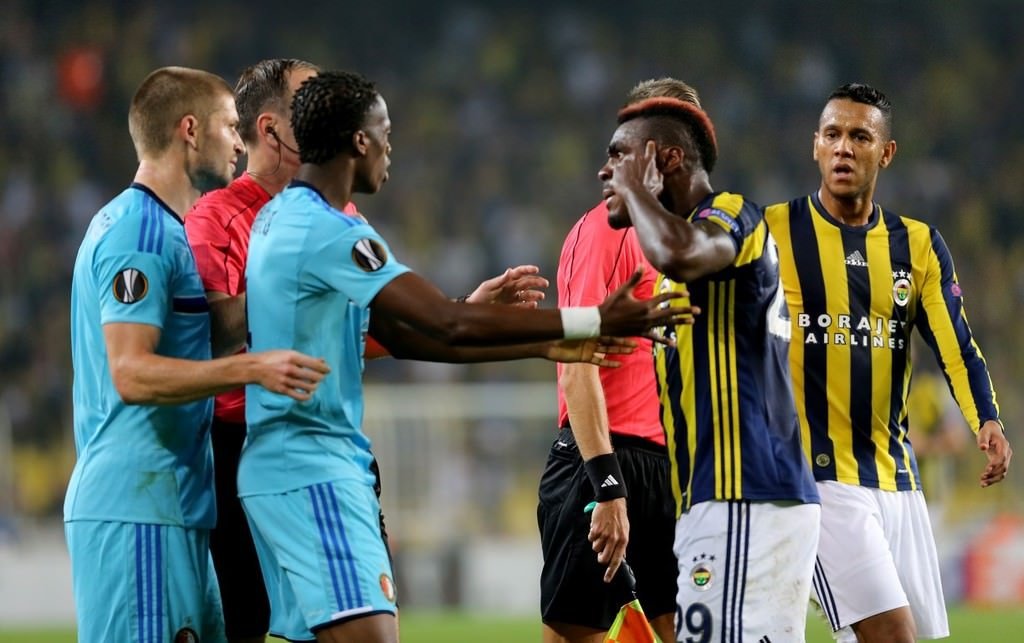 Fenerbahçe - Feyenoord maçından kareler