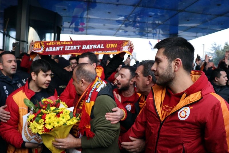Bolu’da Galatasaray izdihamı yaşandı