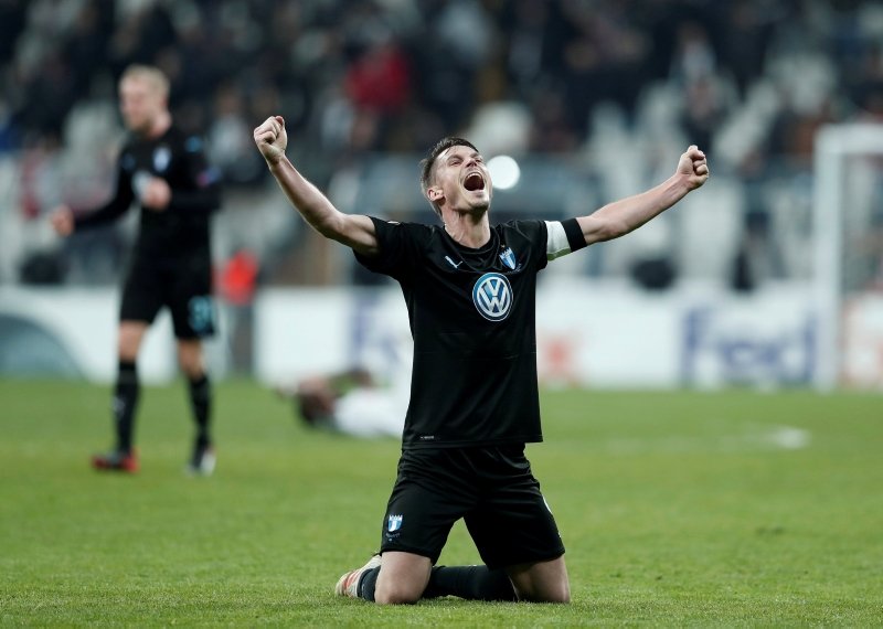 Beşiktaş - Malmö maçından kareler