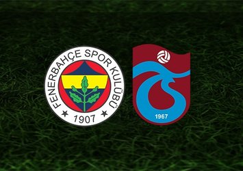 Fenerbahçe - Trabzonspor maçı saat kaçta ve hangi kanalda?