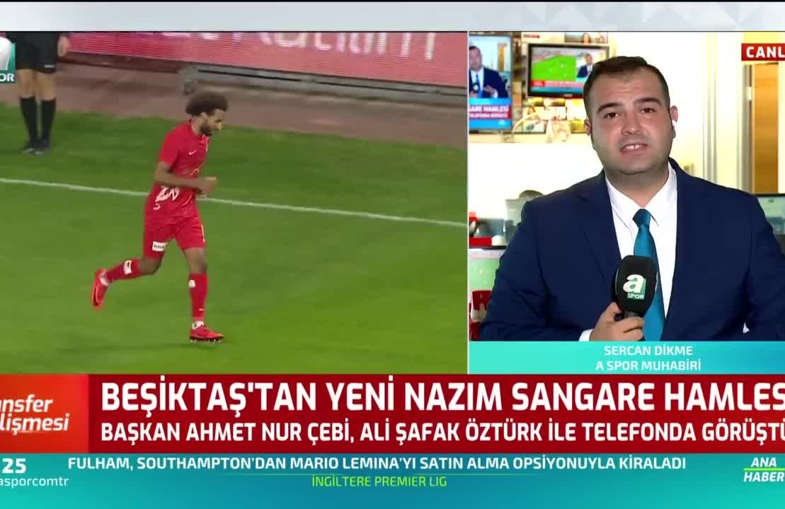Besiktas Tan Yeni Nazim Sangare Hamlesi Aspor
