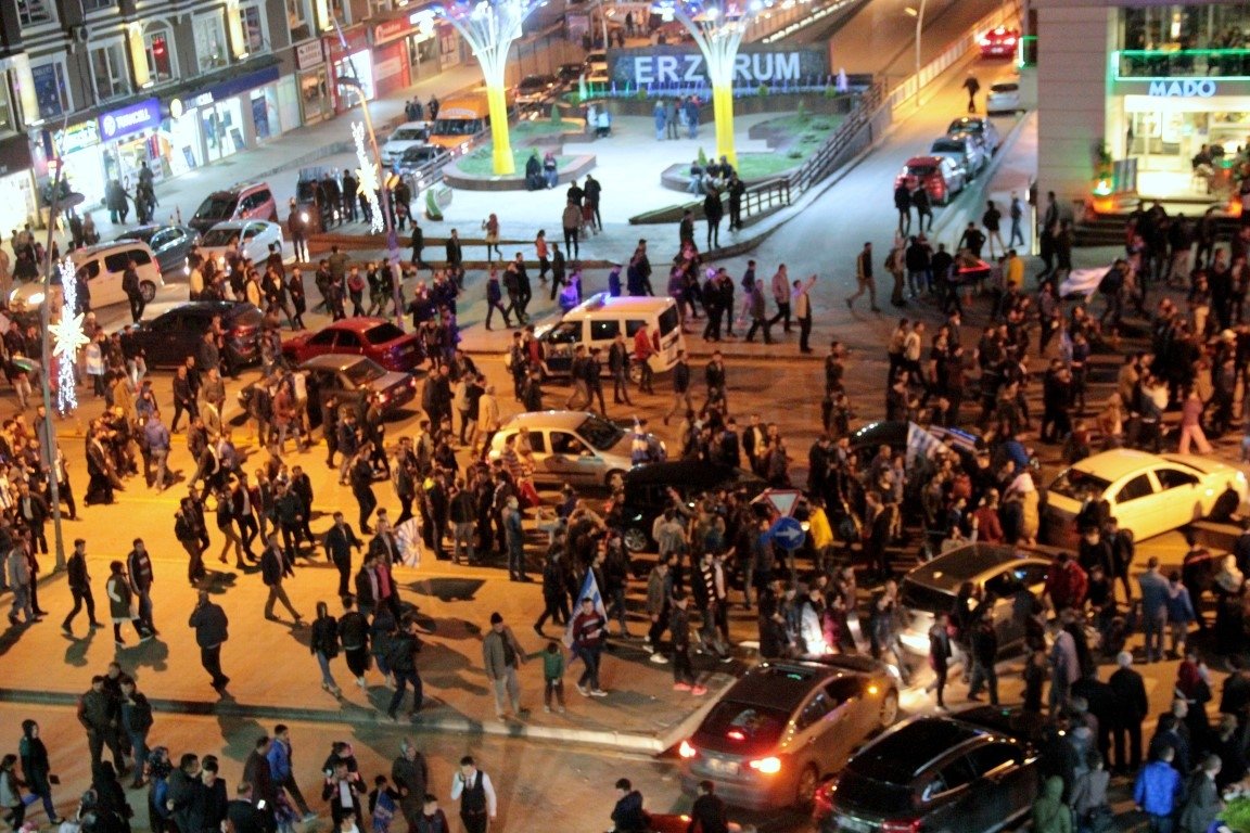 Erzurum’da TFF 1. Lig sevinci