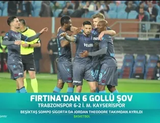 Fırtına'dan 6 gollü şov
