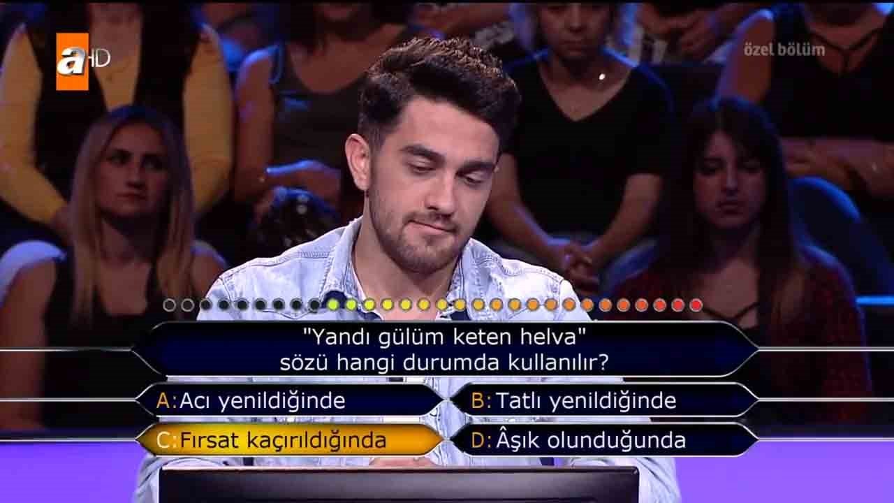 Kim Milyoner Olmak İster 12 Ocak özel bölümü soru ve cevapları