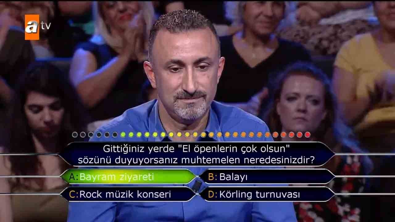 Milyoner’e damga vuran ’Futbol’ sorusu! Kim Milyoner Olmak İster 833.yeni bölüm soru ve cevapları!