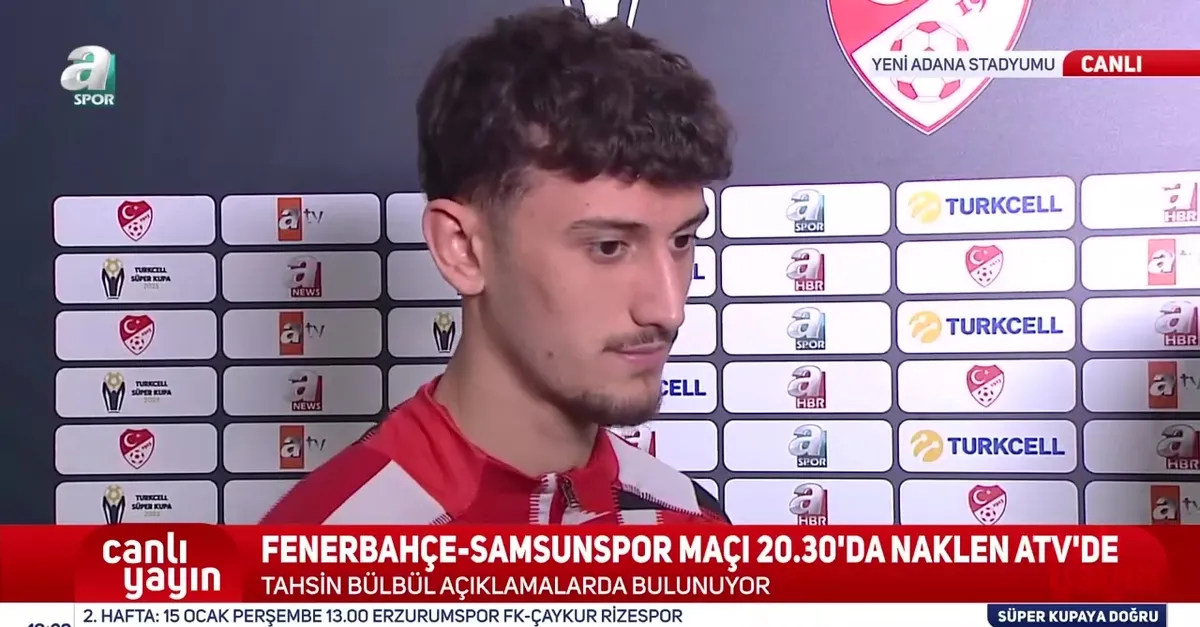 Samsunspor'un genç futbolcusu Tahsin Bülbül Fenerbahçe maçı öncesi konuştu!