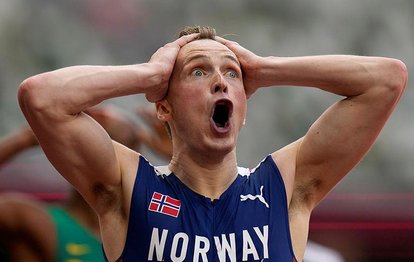 400 metre engellide Karsten Warholm rekor kırdı! Yasmani Copello 6. sırada yer aldı