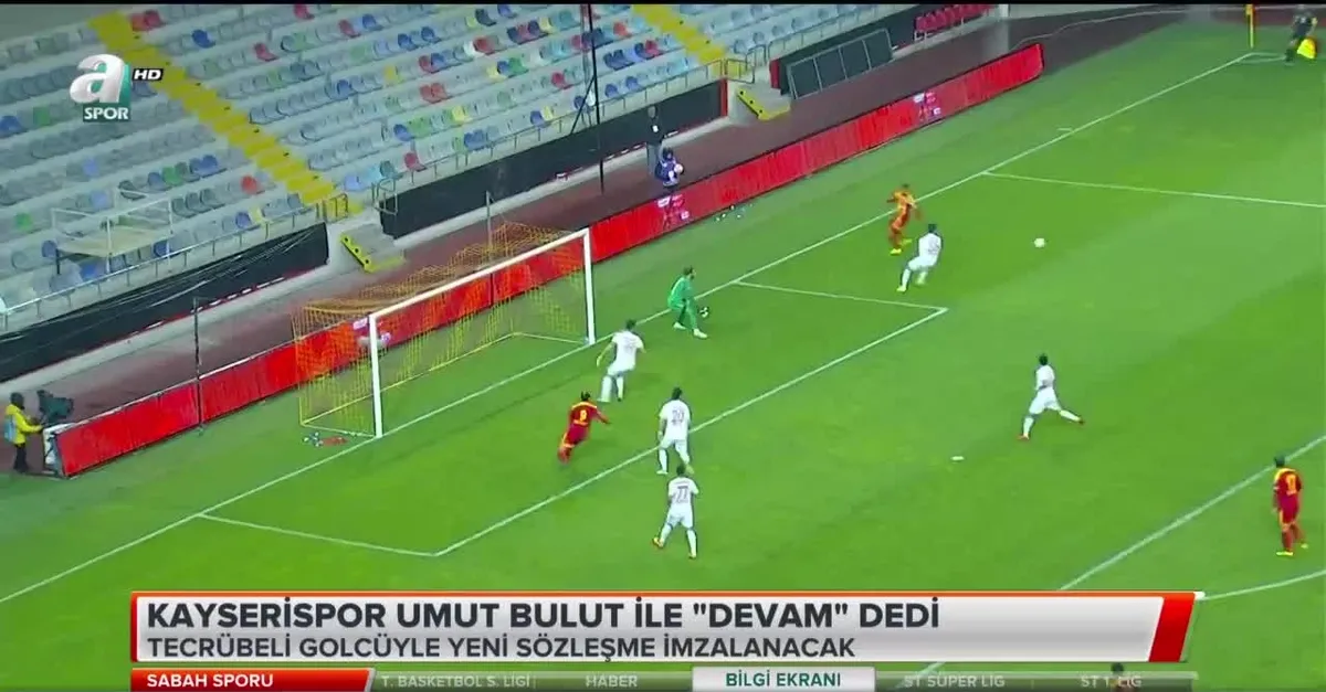 Kayserispor Umut Bulut ile "devam" dedi