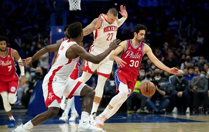 NBA’de Furkan Korkmaz ilk kez ’double-double’ yaptı Philadelphia 76ers kazandı!