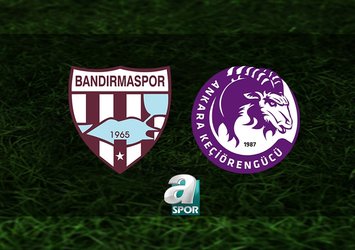 Bandırmaspor-Ankara Keçiörengücü maçı hangi kanalda?