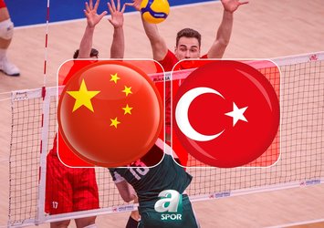 Çin-Türkiye voleybol maçı ne zaman ve saat kaçta? Hangi kanalda canlı yayınlanacak?