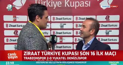 Mehmet Özdilek'in maç sonu açıklamaları