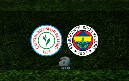 Rizespor - Fenerbahçe maçı ne zaman, saat kaçta ve hangi kanalda canlı yayınlanacak? | Süper Lig
