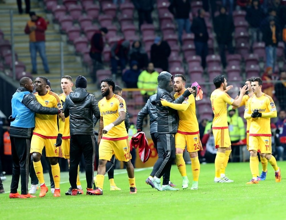 Galatasaray-kayserispor karşılaşmasından kareler