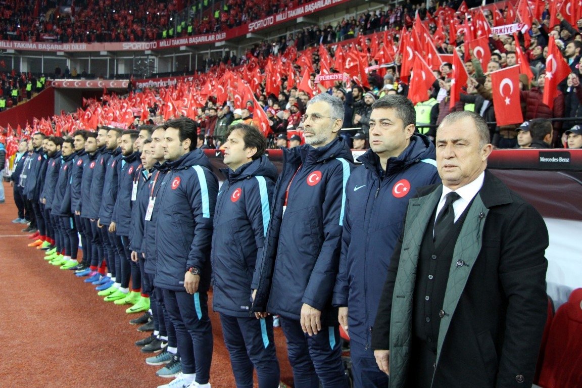 Türkiye - Moldova maçından kareler