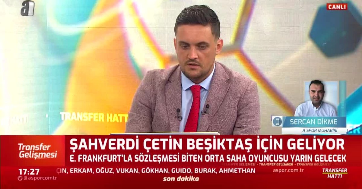 Şahverdi Çetin Beşiktaş için İstanbul'a geliyor