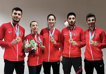 Avrupa Büyükler Karate Şampiyonası'nda 6 altın ve 1 gümüş madalya!