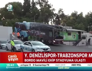 Trabzonspor kafilesi stadyuma ulaştı