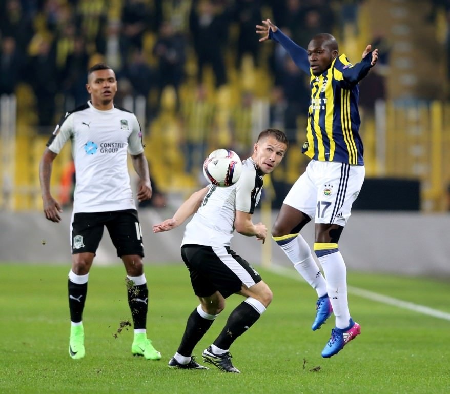 Fenerbahçe-Krasnodar karşılaşmasından kareler