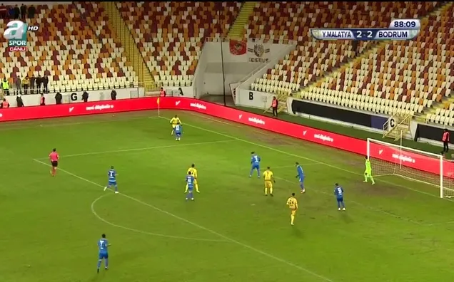 Evkur Yeni Malatyaspor 3-2 Bodrumspor