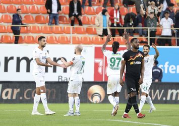 Alanyaspor sahasında kazandı!