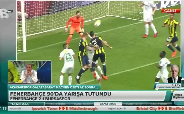 Ali Ay'dan Aziz Yıldırım'a gönderme