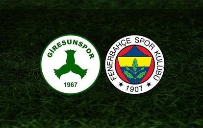 Giresunspor Fenerbahçe | CANLI